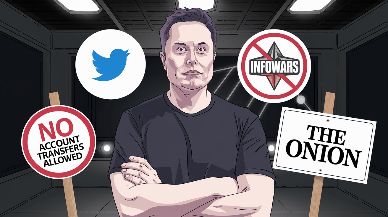 Elon Musk veut bloquer le transfert des comptes X dInfoWars à The Onion Innovationsfr