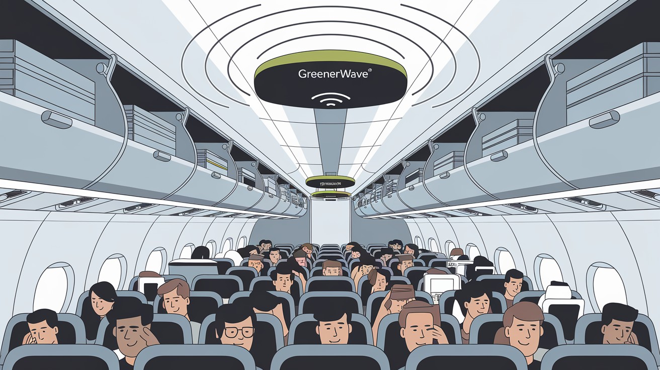 La startup Greenerwave révolutionne le wifi dans les avions Innovationsfr