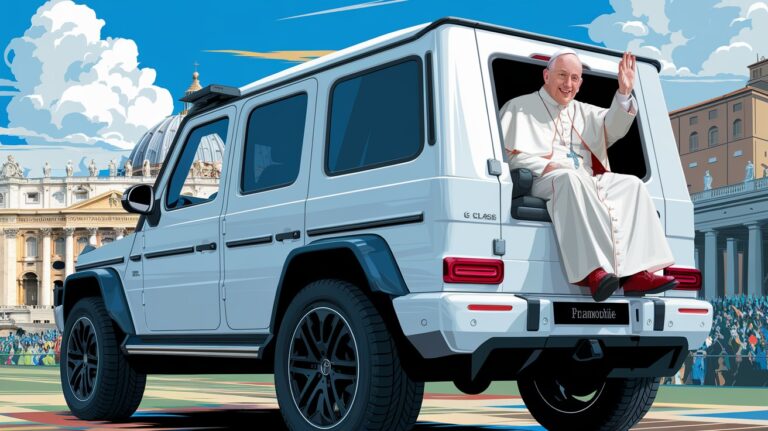 Le Pape Passe à lÉlectrique avec sa Nouvelle Papamobile Innovationsfr