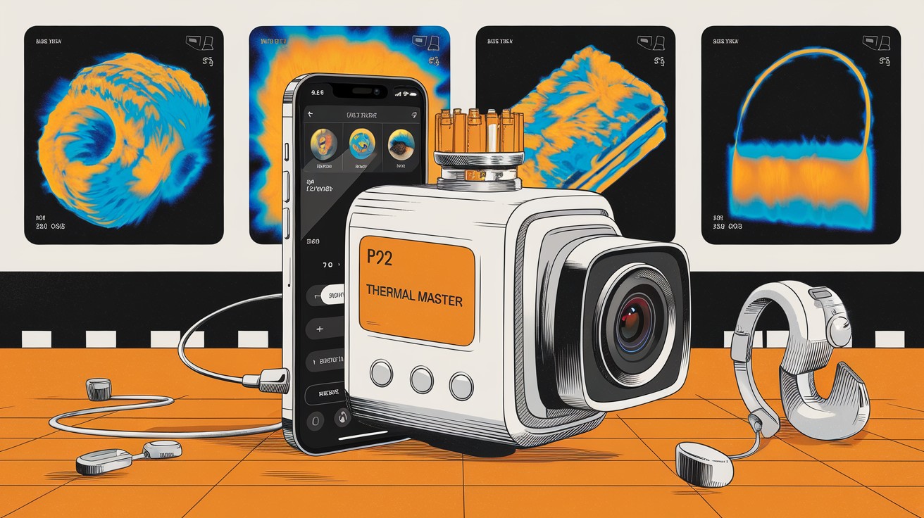 Caméra Thermique Thermal Master P3 Pour IPhone/Android - Résolution 512x384 - Plage -20°C à 600°C