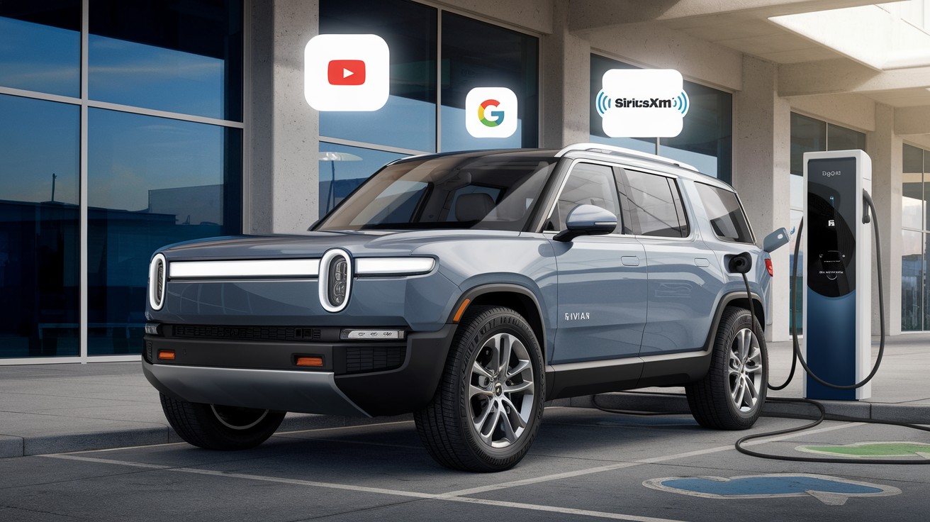 Rivian YouTube et SiriusXM embarqués dans ses VE Innovationsfr