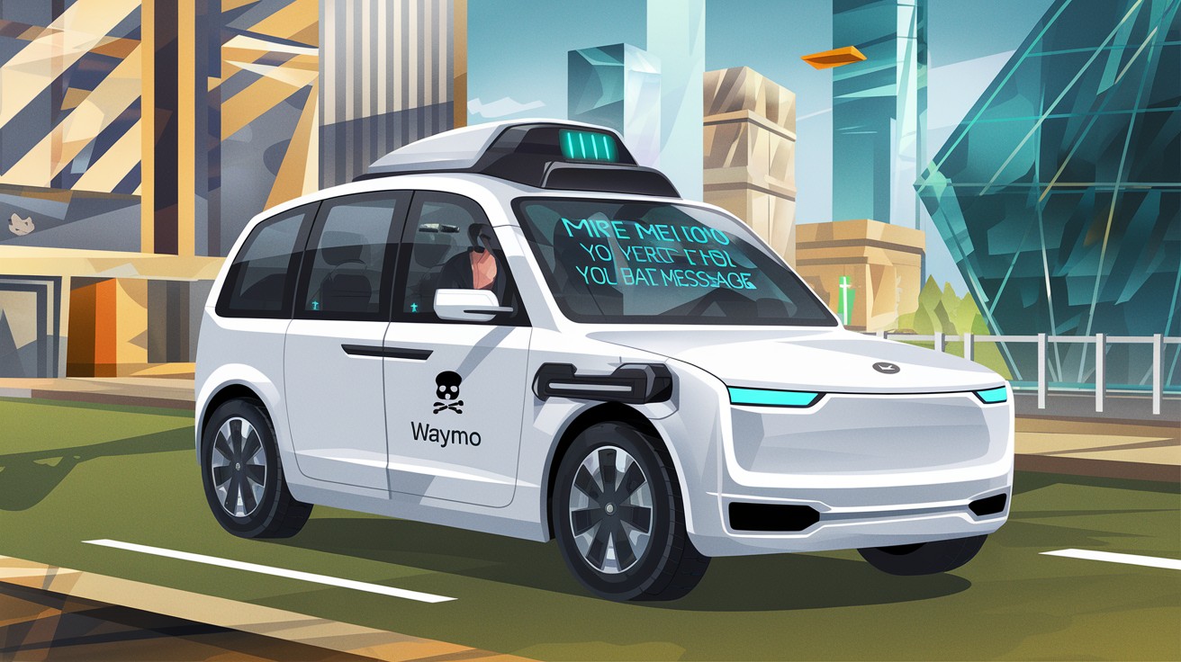 Chercheur Pirate Waymo pour Personnaliser Affichage Taxi Autonome Innovationsfr