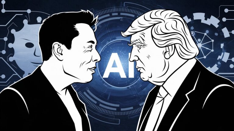 Elon Musk vs Donald Trump la bataille de lIA Innovationsfr