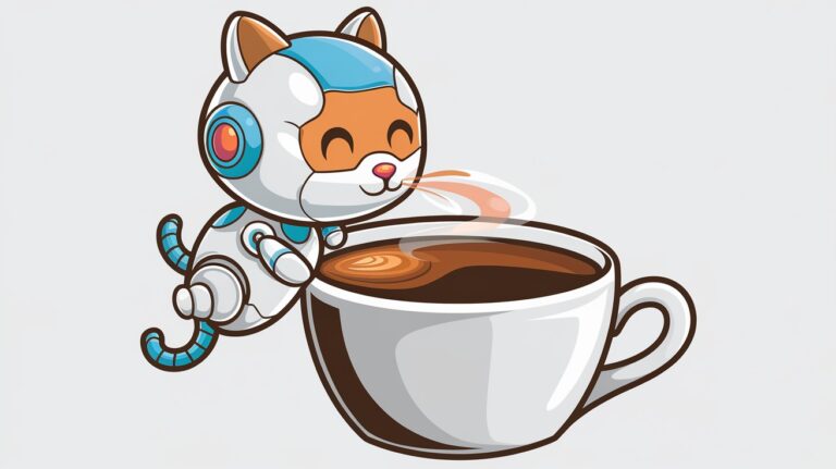 Le petit robot chat qui souffle sur votre café pour le refroidir Innovationsfr