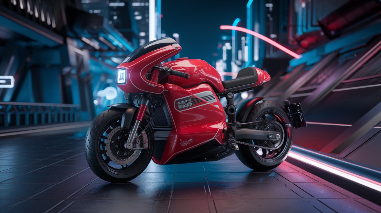 La moto électrique inspirée de lanime qui allie rétro et futurisme   Innovationsfr