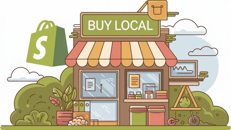 Shopify sengage pour le local avec buy local sur Shop Innovationsfr