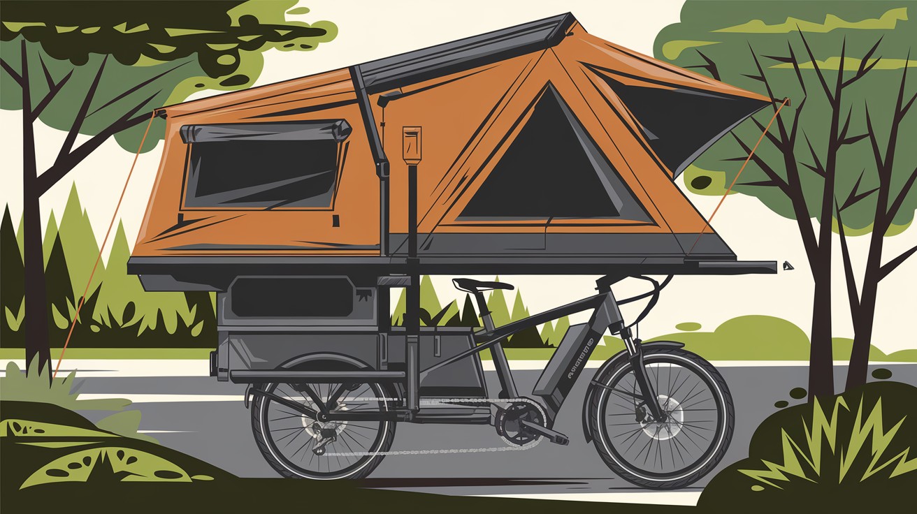 Spacecamper Bike  Le Camping Car Électrique Ultra Compact   Innovationsfr