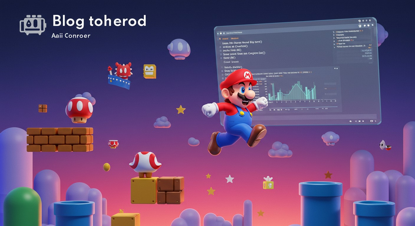 Super Mario  Nouveau Test dIntelligence Artificielle   Innovationsfr