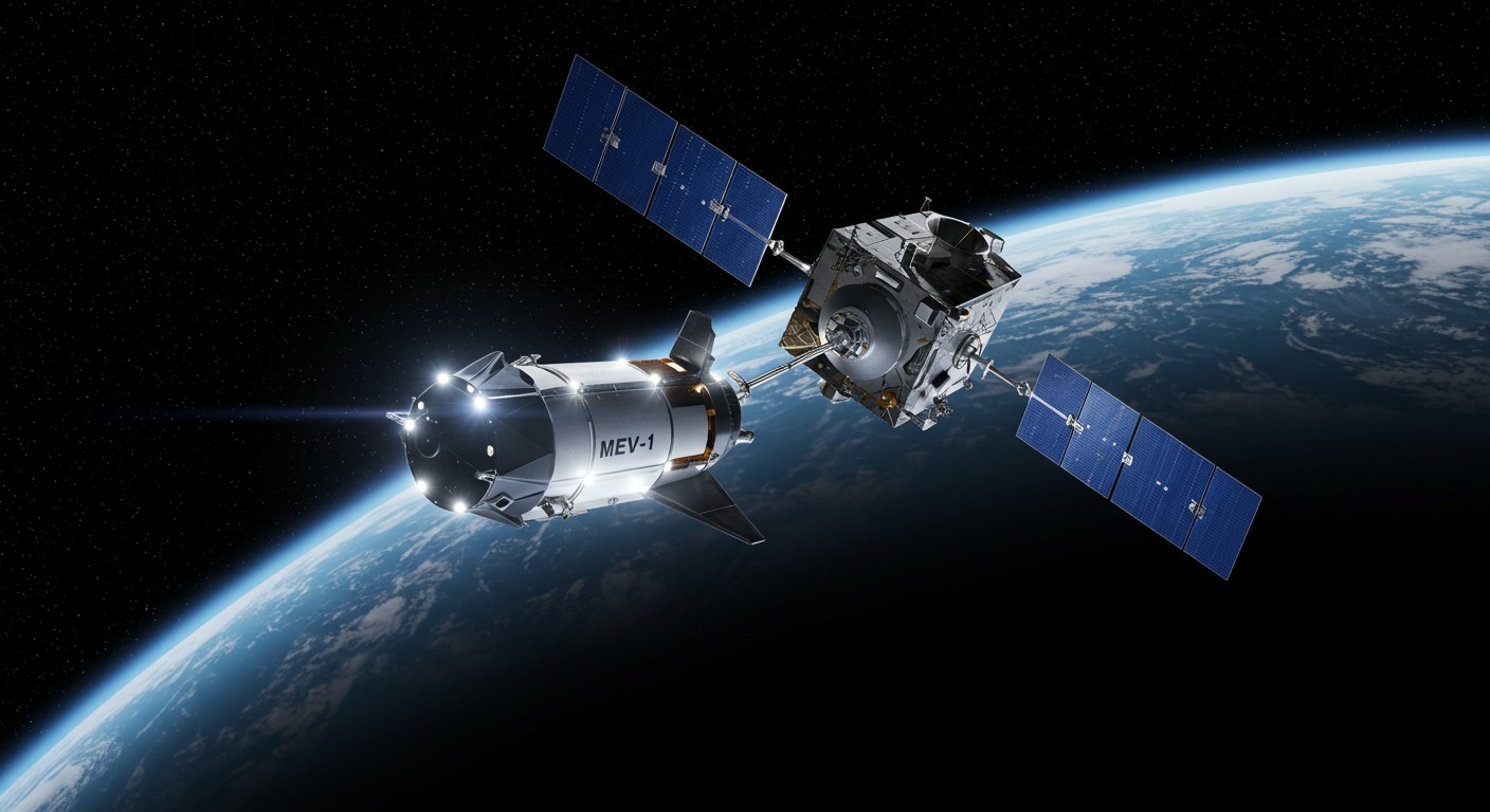 MEV-1 : Révolution de la Maintenance Spatiale - Innovations.fr MEV 1 Révolution de la Maintenance Spatiale Innovationsfr