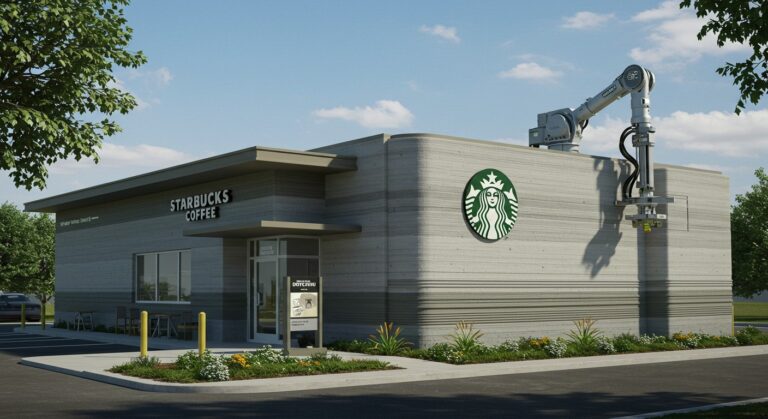 Premier Starbucks 3D Imprimé Ouvre au Texas   Innovationsfr