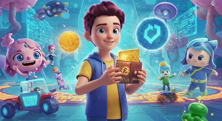 Un Show Enfant avec Portefeuille Crypto   Innovationsfr