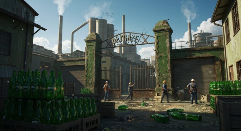 Vergèze Face à la Fermeture de la Verrerie Perrier   Innovationsfr