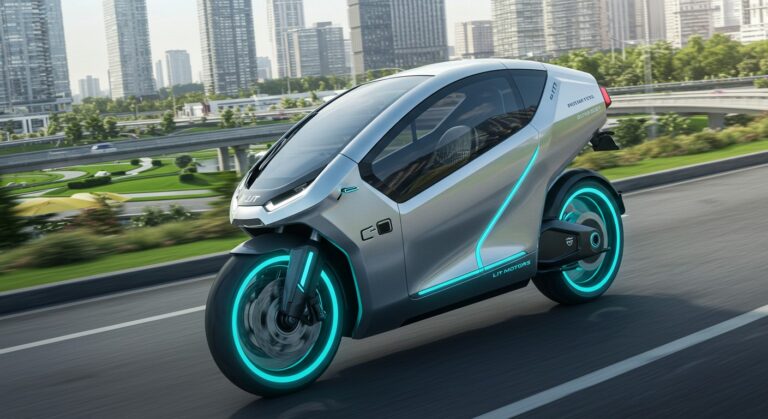 Lit Motors C 1  La Moto Électrique Autonome   Innovationsfr