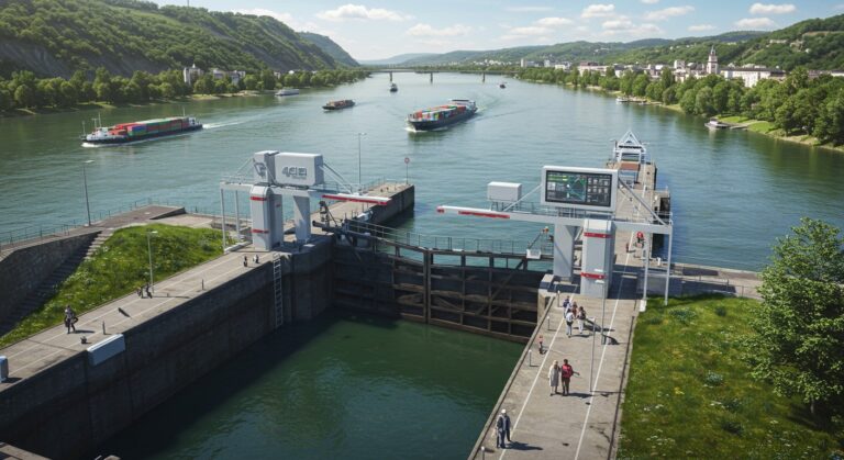 Modernisation des Écluses  LAvenir du Rhin   Innovationsfr