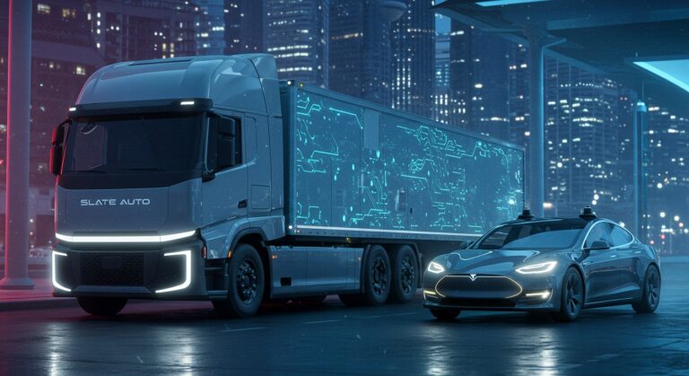 Slate Auto et Tesla  Futur de la Mobilité   Innovationsfr