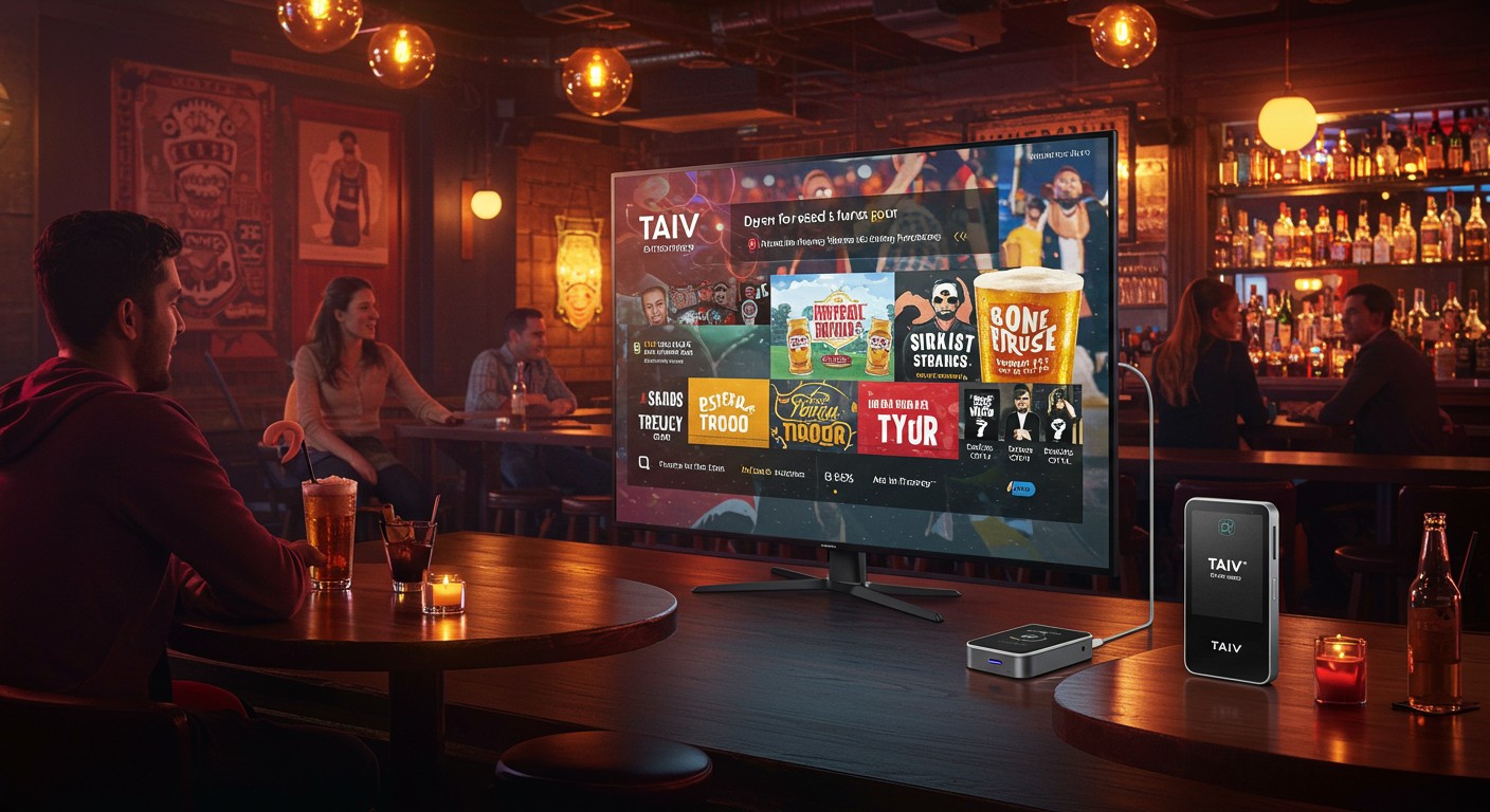 Taiv Révolutionne la Pub sur TV en Bars - Innovations.fr Taiv Révolutionne la Pub sur TV en Bars Innovationsfr