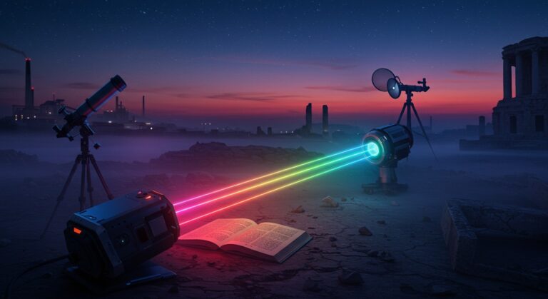 Un Laser Lit un Livre à 13 Km de Distance   Innovationsfr