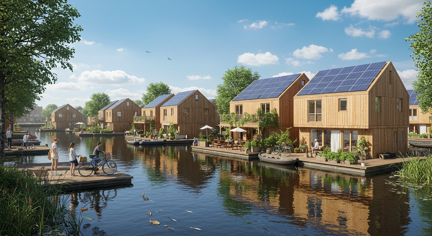 Une Ville Flottante Révolutionne l’Habitat Urbain - Innovations.fr Une Ville Flottante Révolutionne lHabitat Urbain Innovationsfr