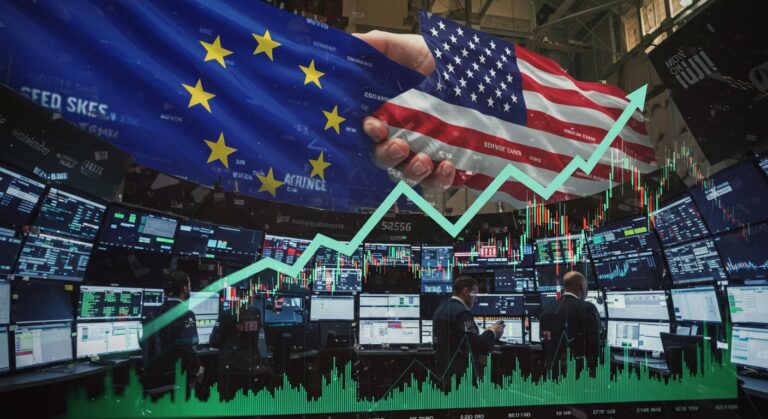 Wall Street Boostée par lAccord USA UE   Innovationsfr
