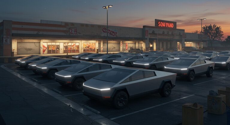 Surplus de Tesla Cybertrucks  Que se Passe t il    Innovationsfr