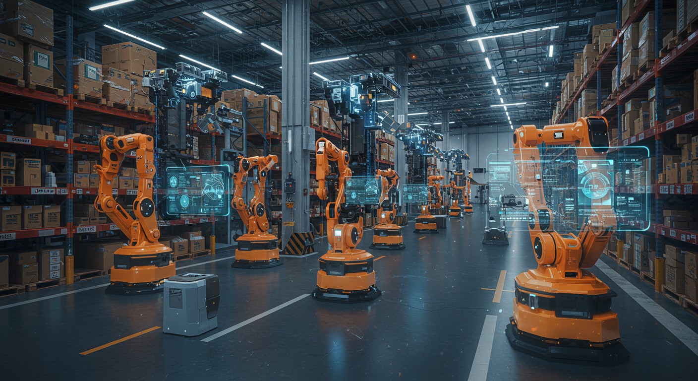 Amazon Révolutionne Logistique  1M de Robots   Innovationsfr
