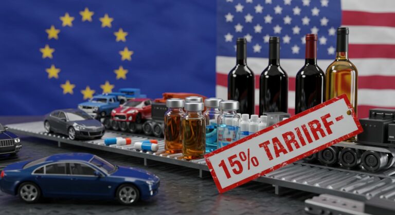 EU USA  Tarifs à 15 sur Auto Pharma et Vin   Innovationsfr