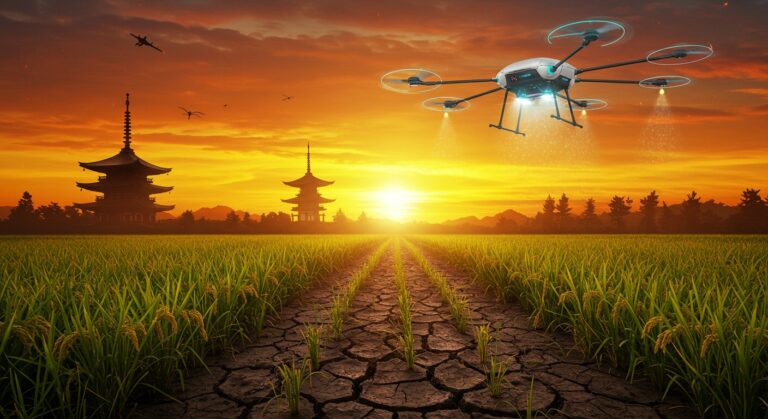 Chaleur au Japon  Sauver la Récolte de Riz   Innovationsfr