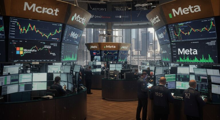 Tech  Microsoft et Meta Boostent Wall Street   Innovationsfr