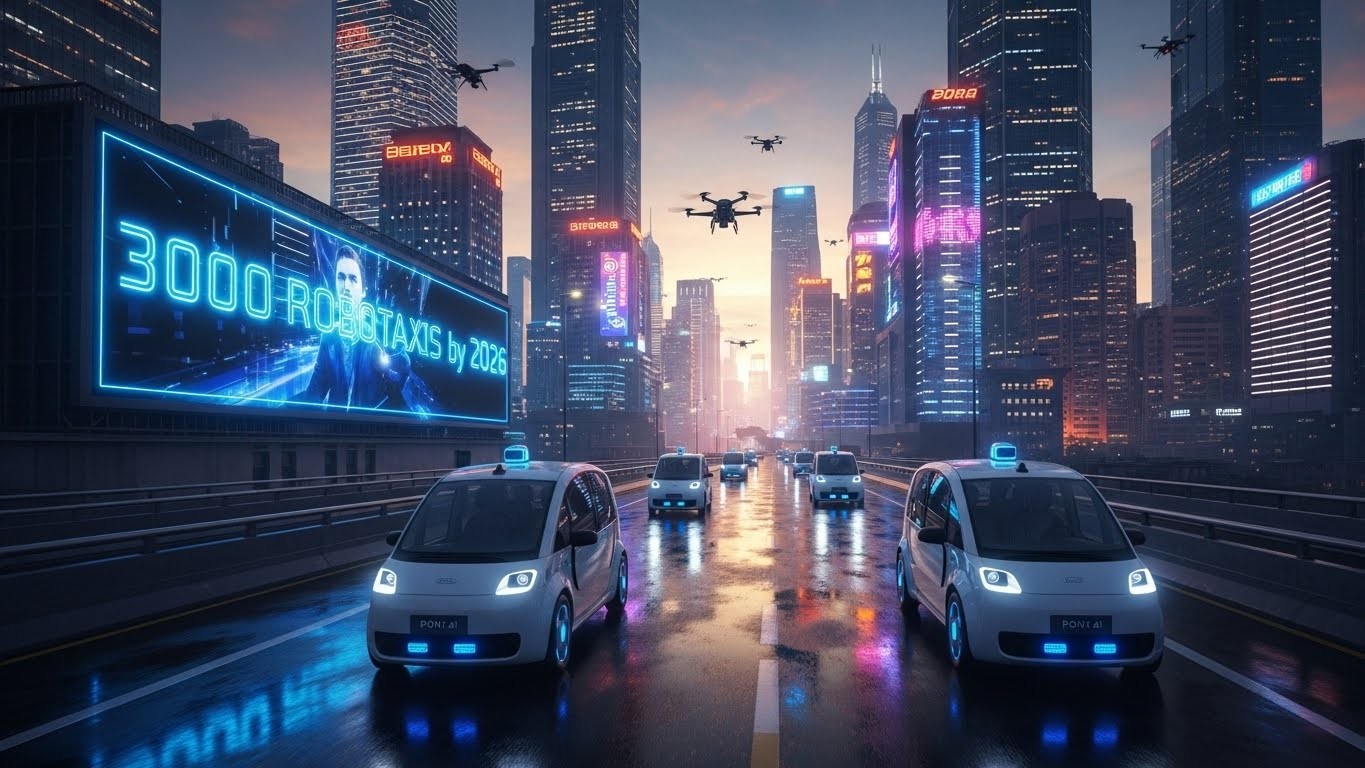 Ponyai va tripler ses robotaxis dici fin 2026   Innovationsfr