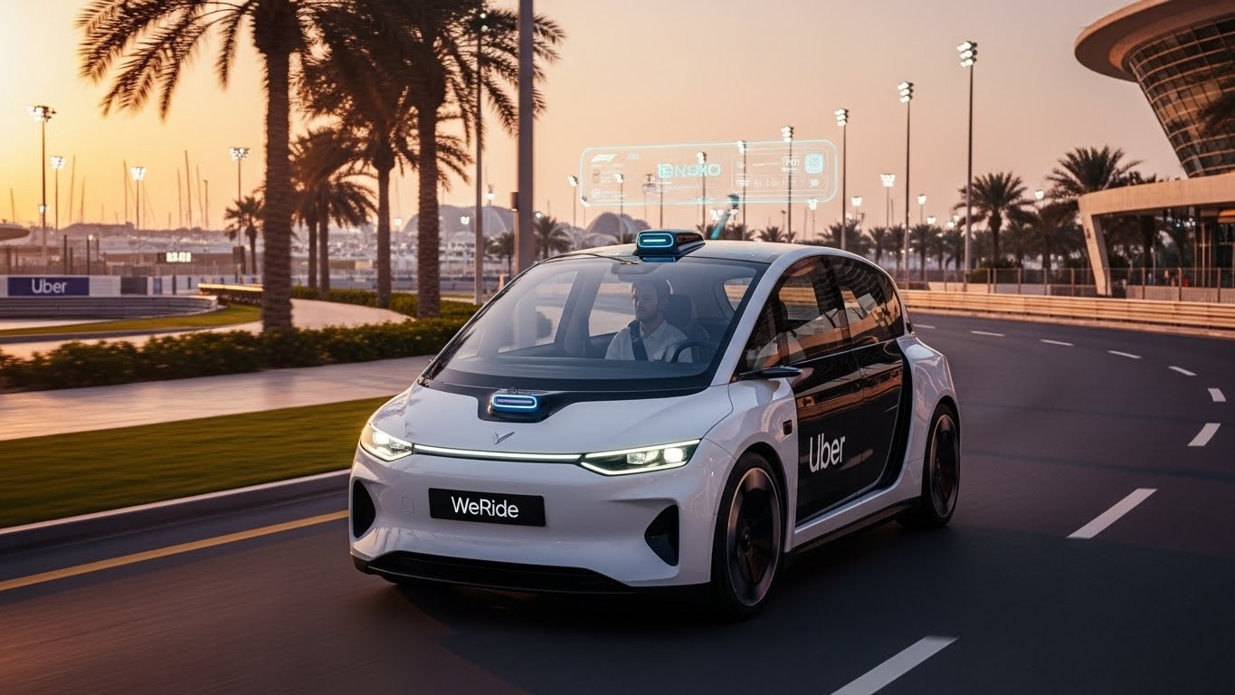Robotaxis Uber WeRide Sans Chauffeur à Abu Dhabi   Innovationsfr