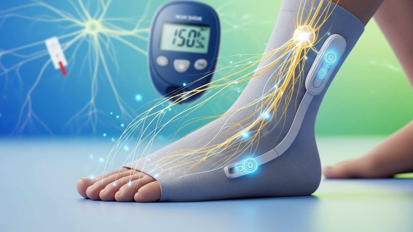 Chaussettes Intelligentes Leia pour Diabétiques   Innovationsfr