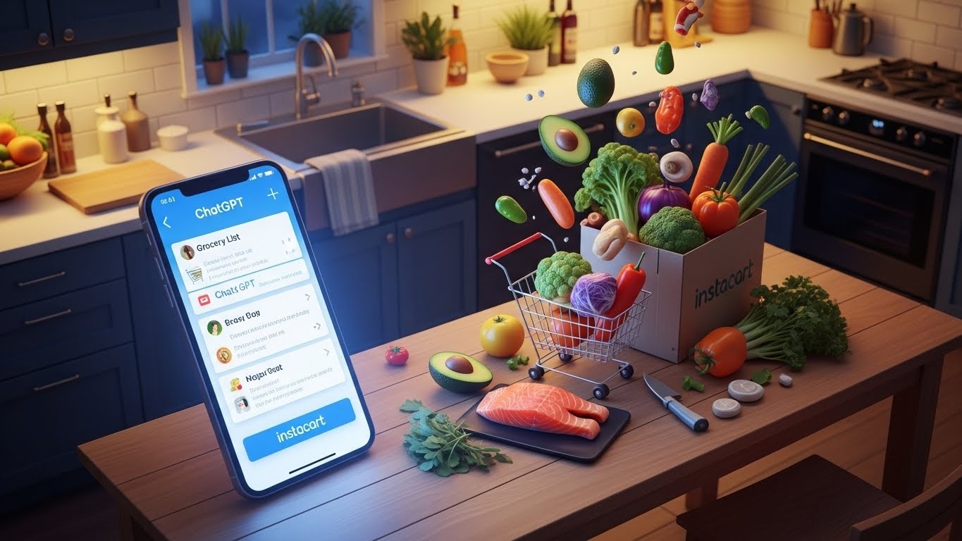 Faire ses courses Instacart dans ChatGPT  la révolution   Innovationsfr