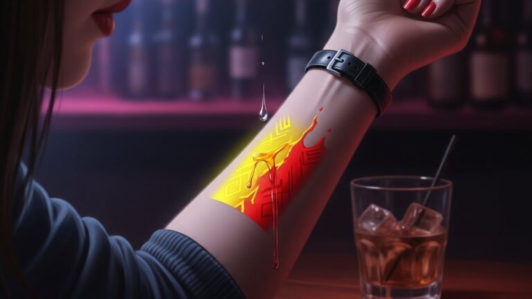 Tatouage Temporaire Détecte Drogues du Viol   Innovationsfr