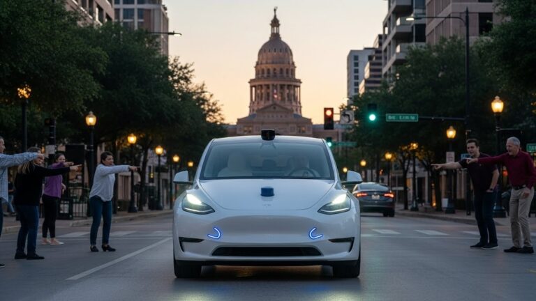 Tesla Teste Robotaxis Sans Chauffeur à Austin   Innovationsfr