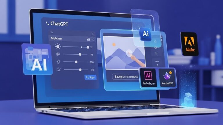 Adobe Intègre Photoshop et Acrobat dans ChatGPT   Innovationsfr