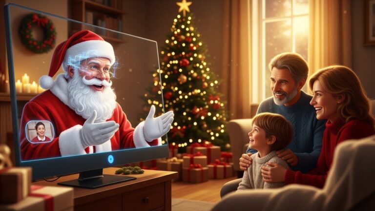 AI Santa de Tavus Révolutionne Noël   Innovationsfr