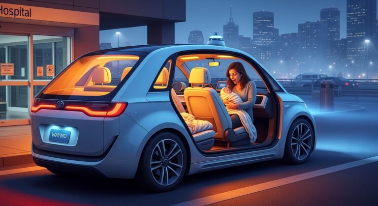 Bébé Né dans un Waymo  LAventure Robotaxi   Innovationsfr