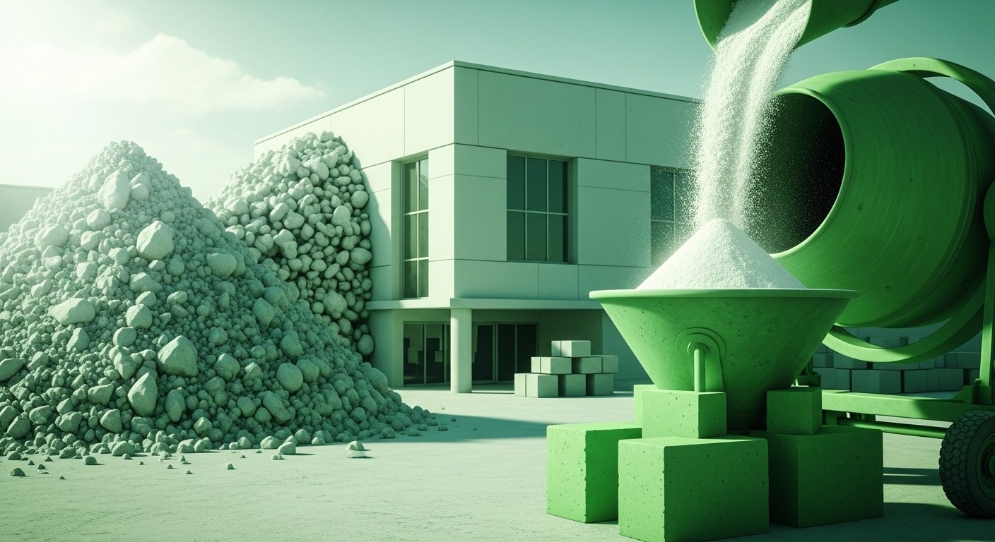 Déchets de Lithium Renforcent le Béton Vert   Innovationsfr