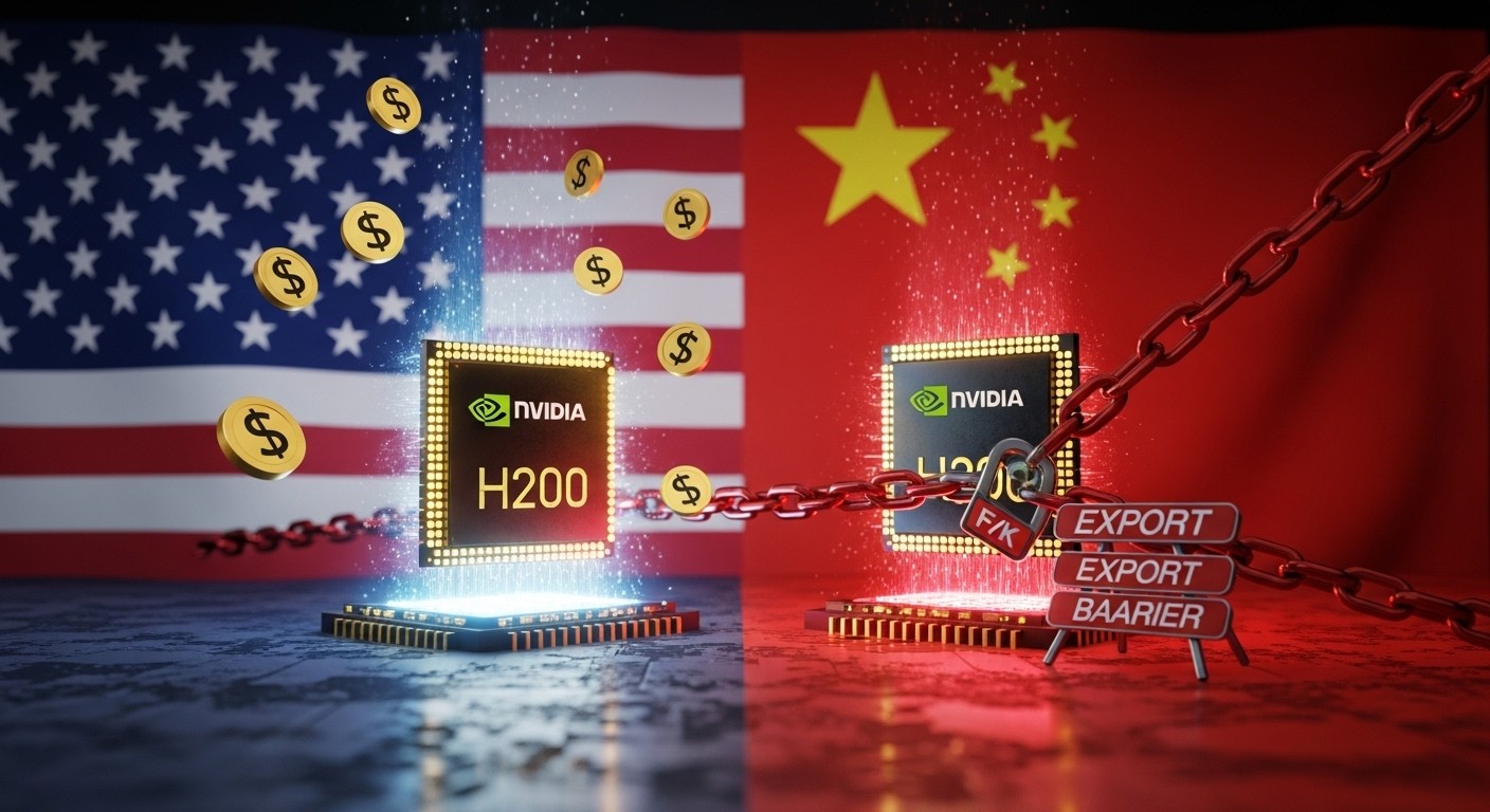 États Unis  Tarif 25 sur les Puces IA Nvidia H200 vers la Chine   Innovationsfr