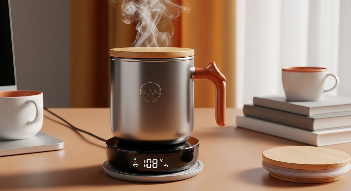 Feppo  Le Mug Intelligent Qui Garde Vos Boissons Chaudes   Innovationsfr