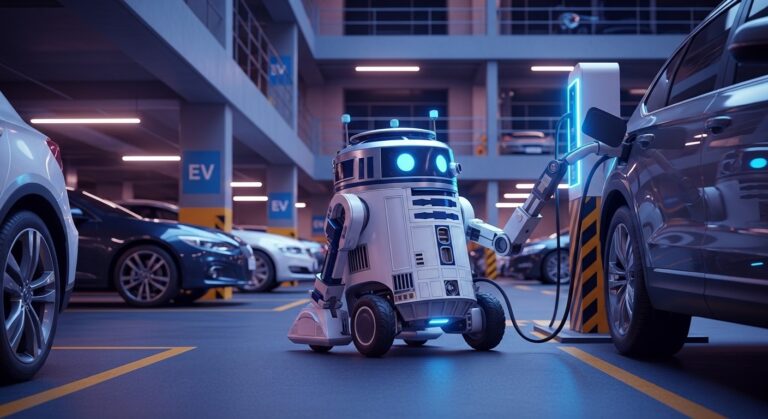 Kiwi Charge Révolutionne la Recharge EV avec un Robot   Innovationsfr