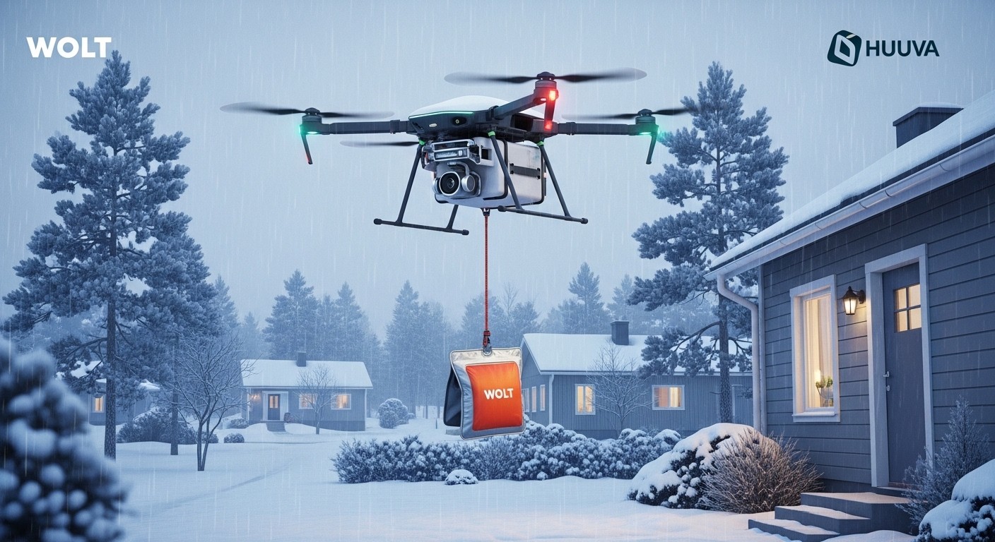 Livraison de Repas par Drone en Finlande   Innovationsfr