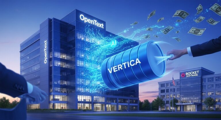 OpenText Cède Vertica pour 150 M$ et Allège sa Dette   Innovationsfr