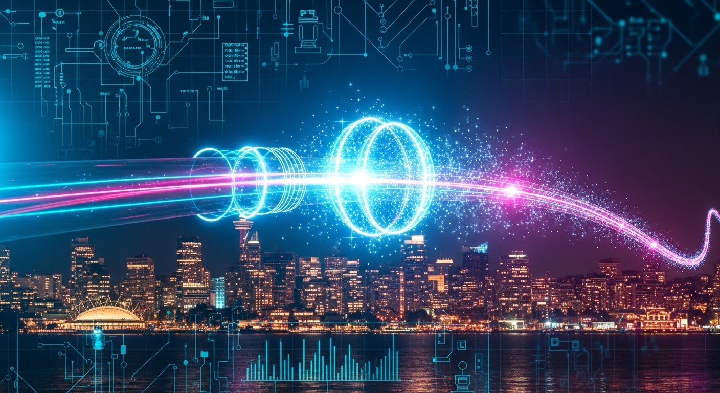 Photonic Réussit la Téléportation Quantique sur Fibre Telus   Innovationsfr