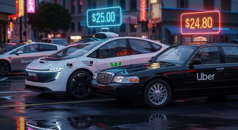 Waymo vs Uber  Lécart de Prix Se Réduit Vite   Innovationsfr
