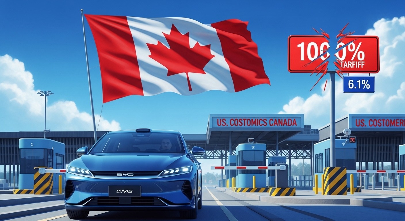 Canada Ouvre la Voie aux Voitures Électriques Chinoises   Innovationsfr