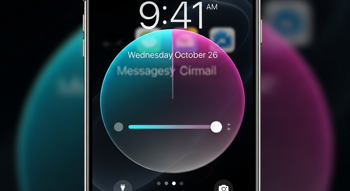 iOS 262 Ajuste Liquid Glass sur lÉcran Verrouillé   Innovationsfr