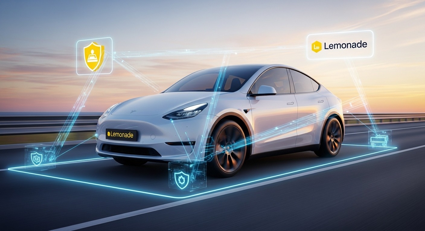 Lemonade Révolutionne lAssurance Tesla FSD   Innovationsfr