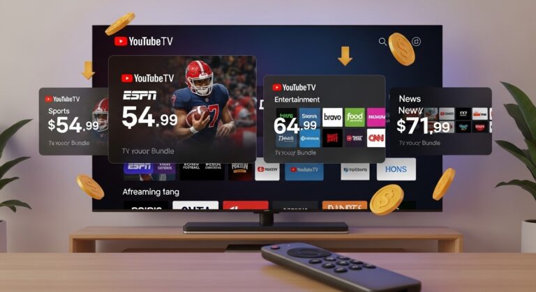 YouTube TV Lance des Forfaits à Prix Réduits   Innovationsfr